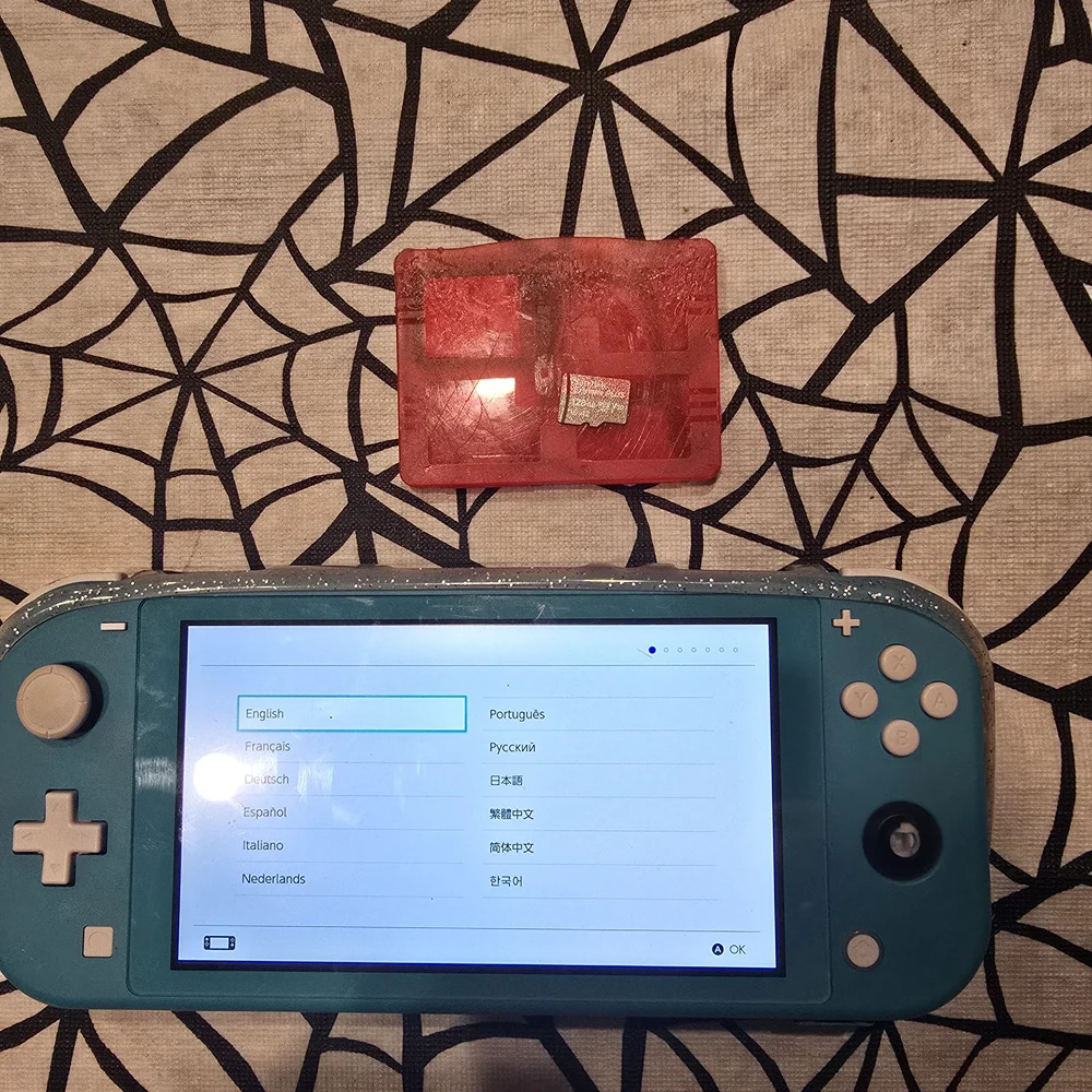 Portable Gaming Console in Turquoise